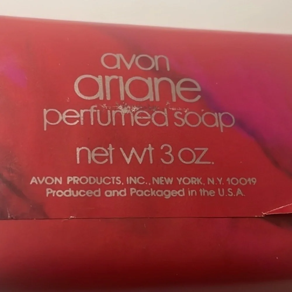 Vintage Avon ARIANE Perfumed Soap bar 3oz 1980s Rare Hand soap NWT